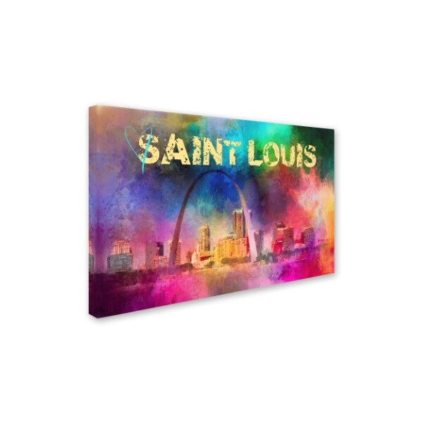 Jai Johnson 'Sending Love To Saint Louis' Canvas Art,16x24